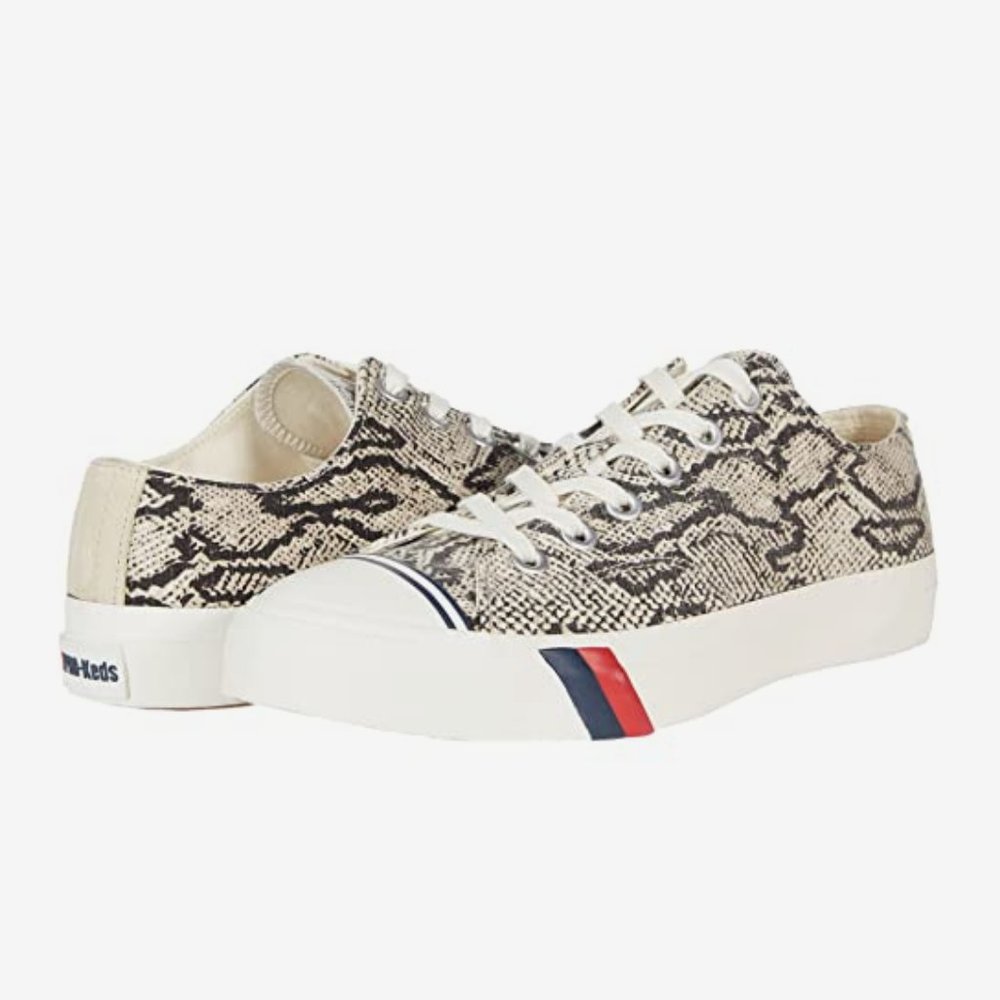 KEDS Printed Canvas Lace Up Sneakers
